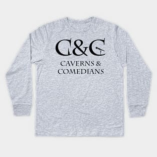 Caverns and Comedians Logo Kids Long Sleeve T-Shirt